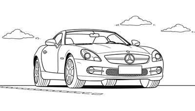Placa de color con coche deportivo para niños