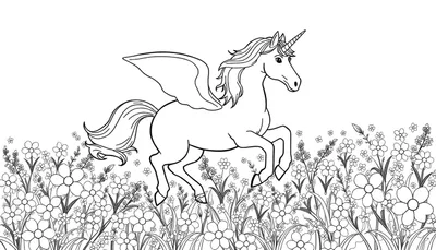 El Unicornio Alado Mágico