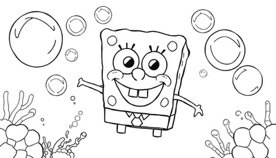 Placa de Color de Bob Esponja Feliz
