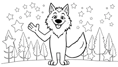 Aventura de la Placa de Color del Lobo Estrellado