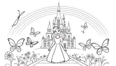 La Placa de Color de la Princesa y el Castillo Mágico
