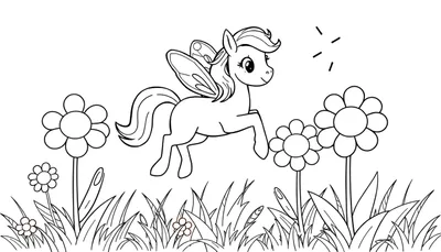 ¡Aventuras de la Placa de Color del Pony Alado!