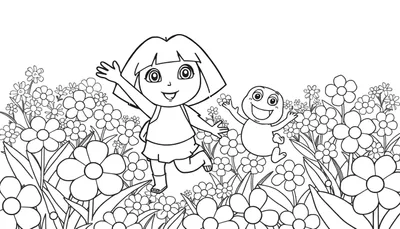 ¡Aventura Floral con Dora y Boots!