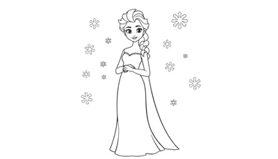 Placa de color de Elsa de Frozen con copos de nieve.