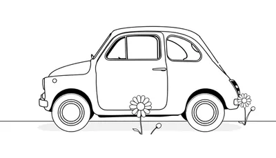 Un cochecito de juguete italiano listo para añadirle placa de color.