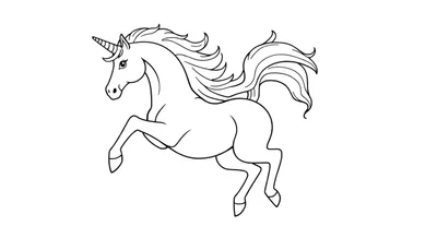 Placa de color de un unicornio gimnasta saltando.