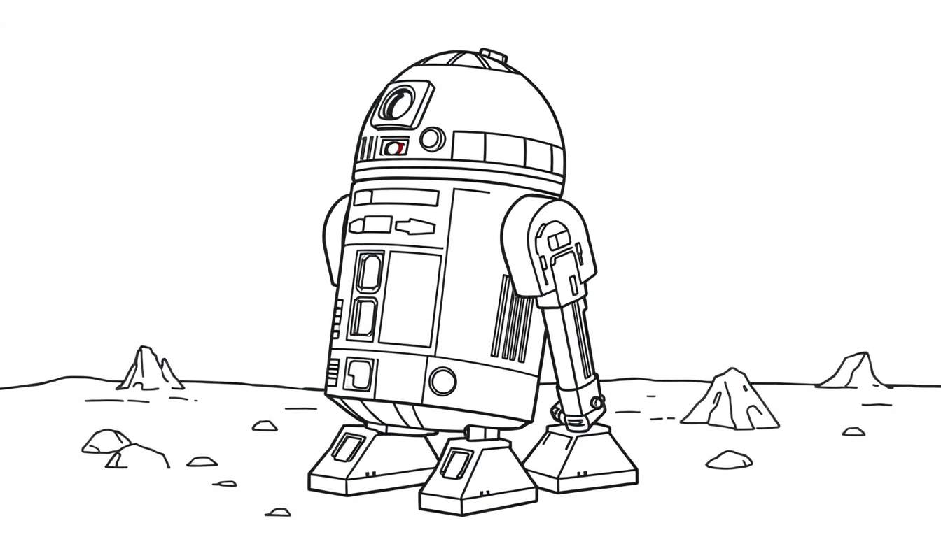 Placa de color de R2-D2