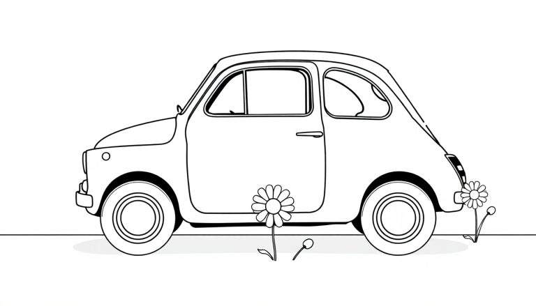 Un cochecito de juguete italiano listo para añadirle placa de color.